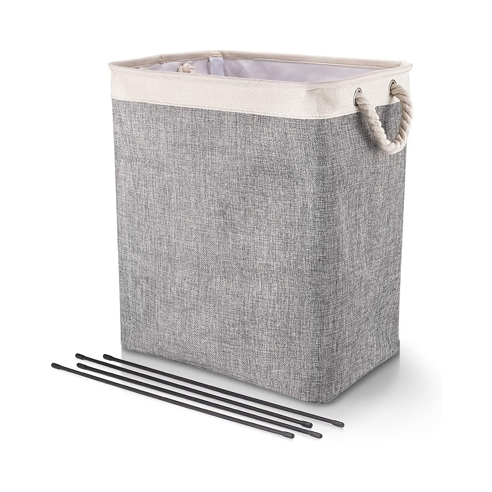 Collapsible Laundry Basket Hamper with Easy Carry Handles