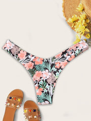 Sexy Cheeky Swimming Briefs V Shape Bikini Bottoms Women's Swimwear