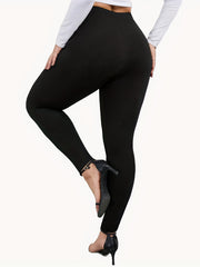 Heart Print Yoga Pants Medium Stretch Leggings