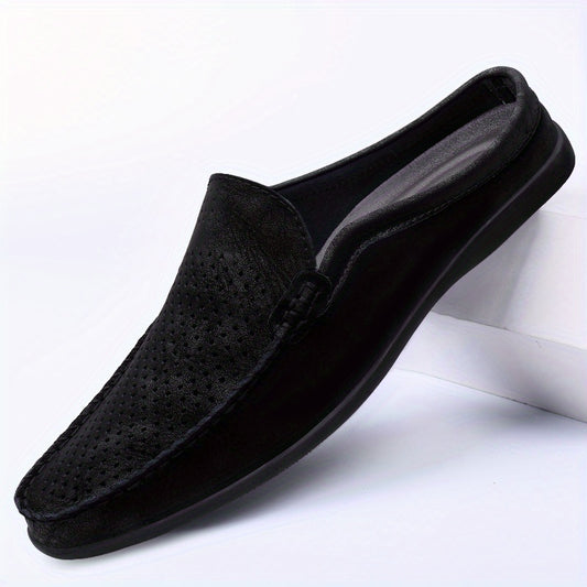 Men's Breathable No Tie Slip On Loafers Casual Outdoor Walking Shoes