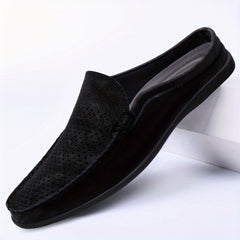 Men's Breathable No Tie Slip On Loafers Casual Outdoor Walking Shoes