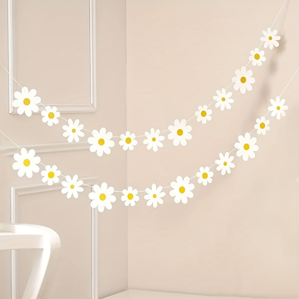 Daisy Bohemian Banner Party Decoration