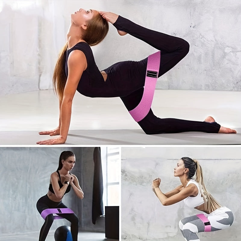 3pcs Yoga Resistance Band for Hip Lifting Strength Training