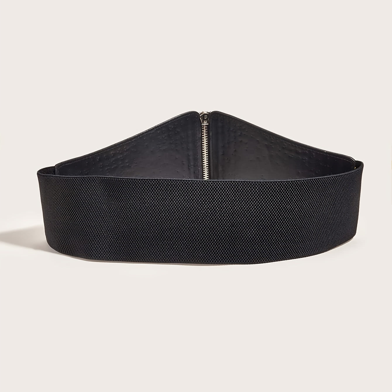 Elastic Zipped Waist Belt Punk Y2K Corset Studded Belt
