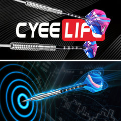 3pcs 23g Tungsten Steel Dart Set for Outdoor and Indoor Training