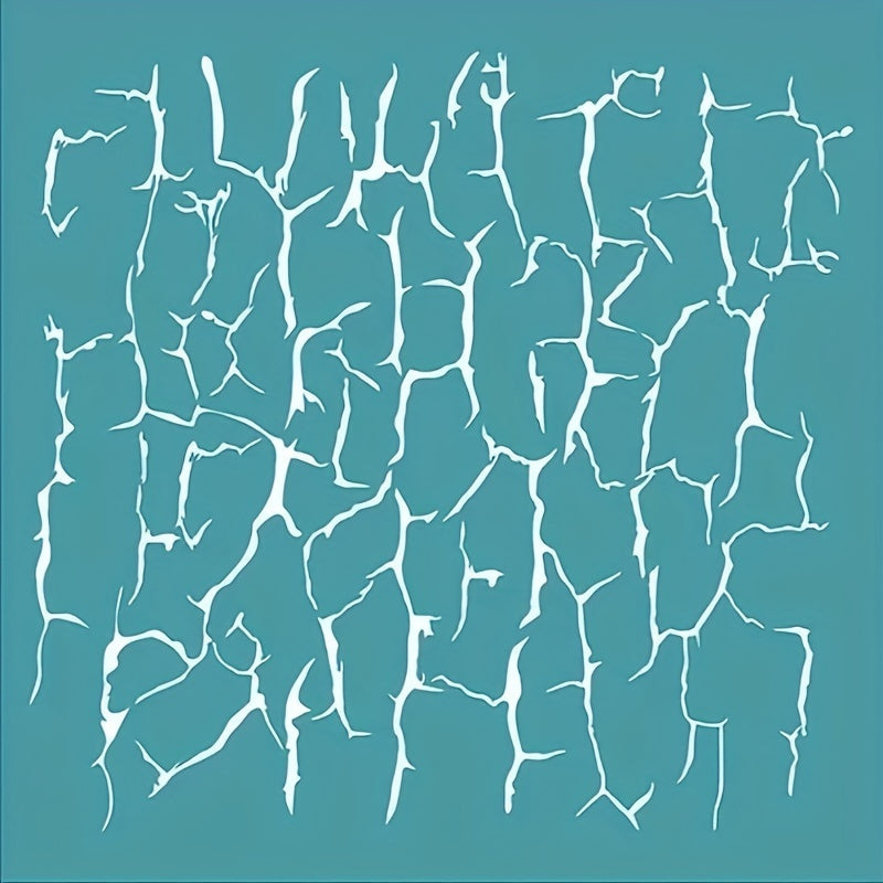 Wall Crack Plastic Stencil for DIY Scrapbooking Paper Card Decoration