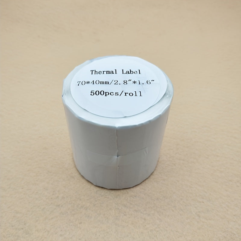 70mm Direct Thermal Labels 500pcs Roll