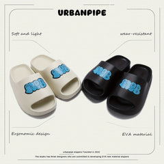 Unisex Non Slip Couple Slides Lightweight Open Toe Quick Dry Slippers