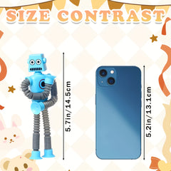Suction Cup Robot w/ Retractable Tubes Fidget Toy