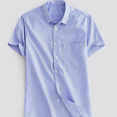Men's Striped Short Sleeve Shirt