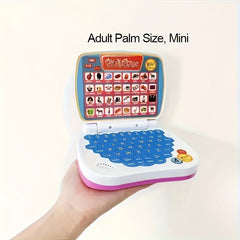 Colorful Mini Kids' Laptop Toy with Music, Letters, Numbers Educational Game