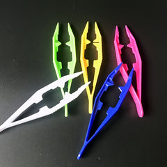 5pcs Plastic Tweezers for DIY Home Projects