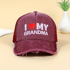 Vintage Distressed Washed Baseball Cap Unisex Dad Hat