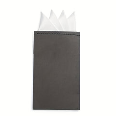 Men's Pocket Scarf Business Accessory Solid Square Handkerchief