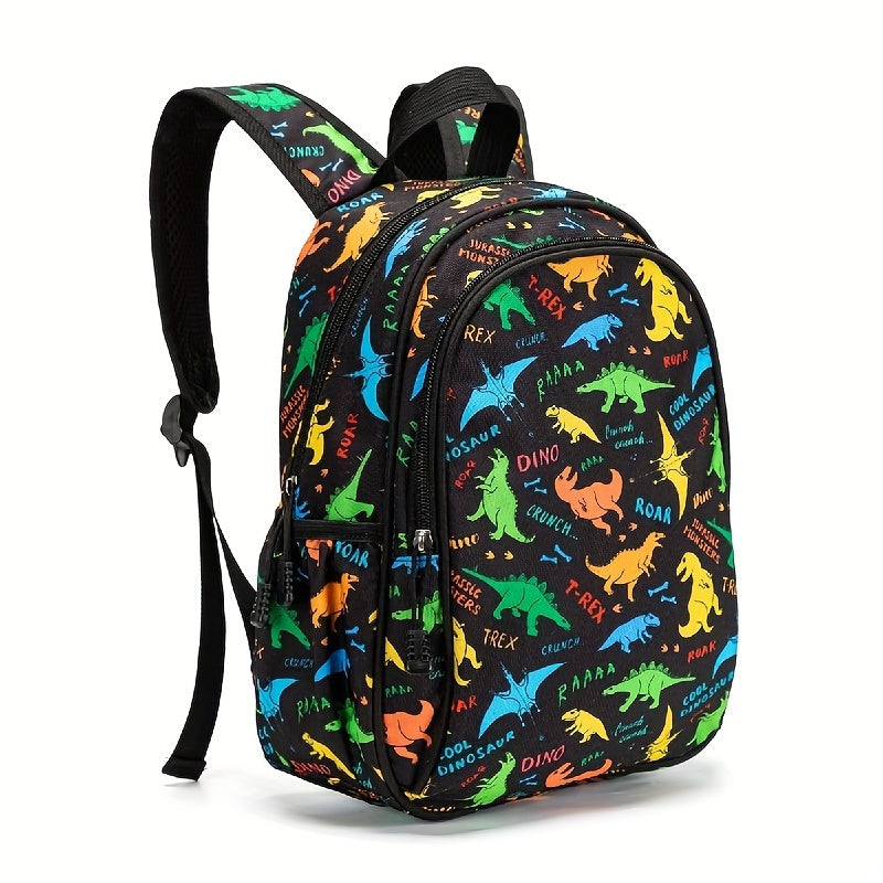 Children's Dinosaur Backpack Padded Back Large Capacity Lightweight Travel Bag