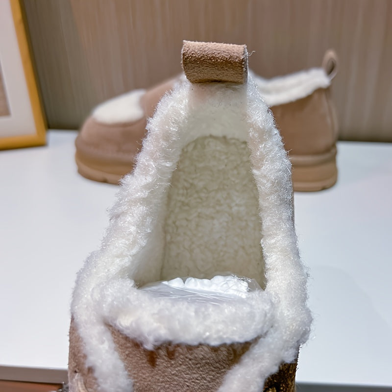 Women's Winter Snow Sneakers Thick Sole Heightening Non-slip Boots