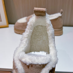 Women's Winter Snow Sneakers Thick Sole Heightening Non-slip Boots