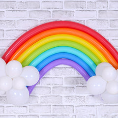 100Pcs Pack Biodegradable Twisting To Dog Shape Balloon Colorful Modelling Magic