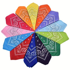 Hip Hop Bandana Paisley Print Multifunctional Scarf for Women & Men