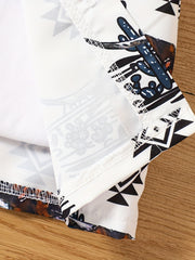 Baby Boys Bull Graphic Print Short Sleeve Shirt