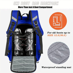 Ski Boot Bag Ski Snowboard Travel Backpack for Gear & Accessories