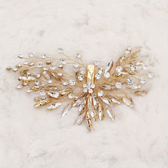 Rhinestone Bridal Hair Clip Wedding Hairpin Head Accessories
