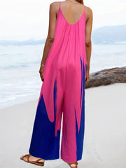 Ruched Spaghetti Strap Jumpsuit Sleeveless