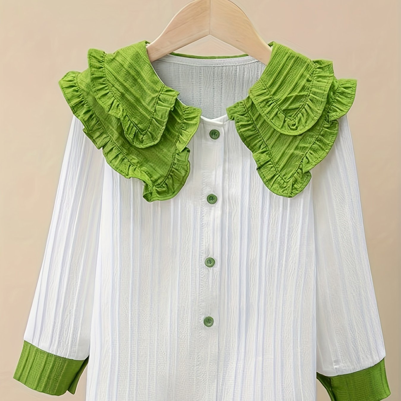 Girls French Style Casual Shirt Top
