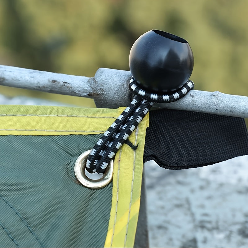 25pcs Bungee Cords Set for Camping Tarp Cargo Tent Poles