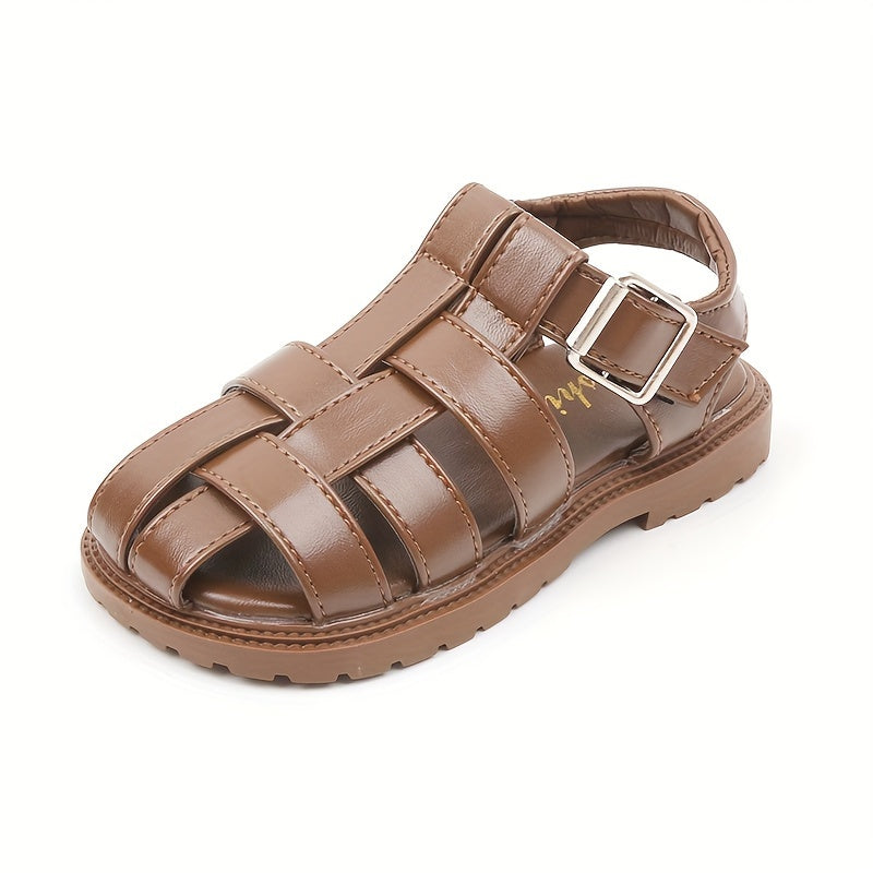 Boys Solid Sandals Lightweight Breathable Vacation Beach Shoes