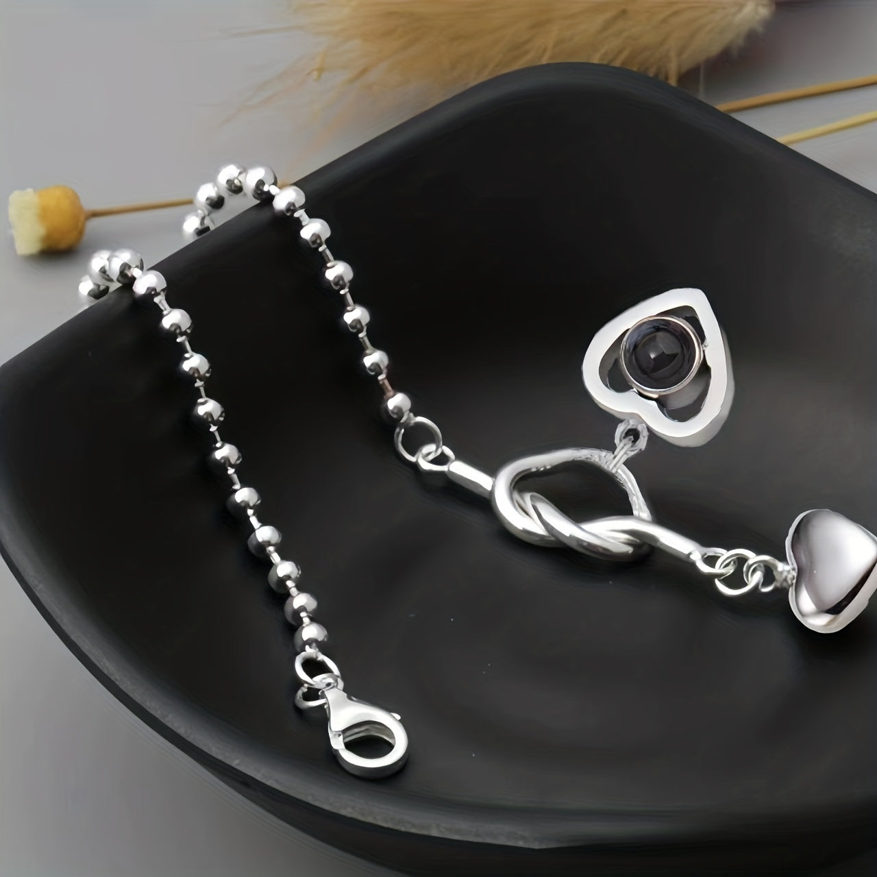 Love Pendant Bracelet Pet Memorial Personalized Handwear Adjustable Bracelet