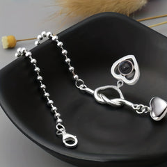 Love Pendant Bracelet Pet Memorial Personalized Handwear Adjustable Bracelet