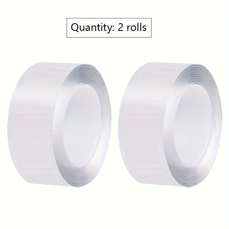 4pcs Acrylic Double-sided Tape Waterproof Adhesive Invisible Transparent