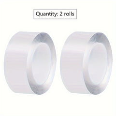 4pcs Acrylic Double-sided Tape Waterproof Adhesive Invisible Transparent