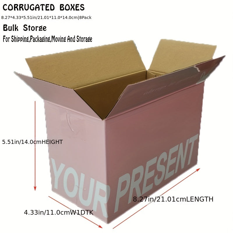6pcs Recyclable Gift Boxes - Ideal for Birthdays, Holidays & Everyday Needs