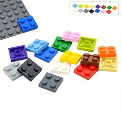 80pcs MOC Building Blocks Thin Bricks 2x2 Dots Classic Toy