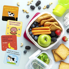 60pcs Joke Cards Lunch Box Notes For Students Funny Puns Boys Girls