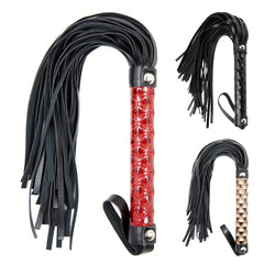 Leather Riding Training Whip Without Sliding