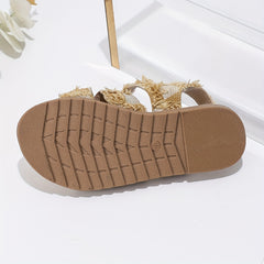 Girls Open Toe Breathable Sandals Lightweight Non-slip
