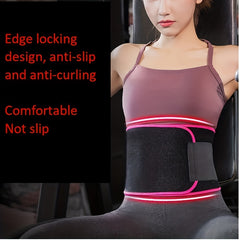 Unisex Running Waist Protector Sweat Belt Neoprene Fitness Gear
