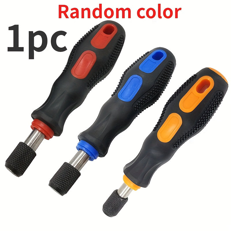 1pc 1/4 6.35mm Bit Holder Screwdriver Handle Random