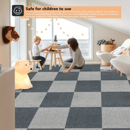 20pcs Anti-slip Floor Carpet Sticker Self-adhesive Square