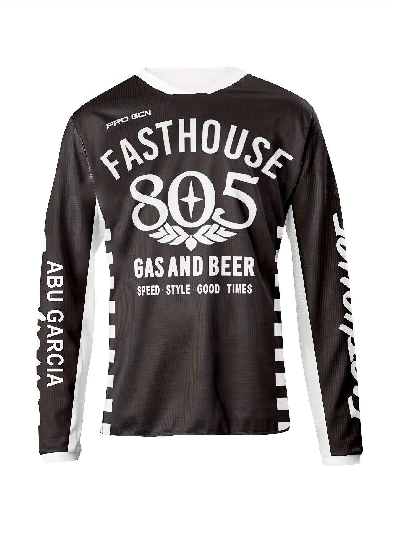 Men's Cycling Jersey Quick Dry Moisture Wicking Tech Letter Print