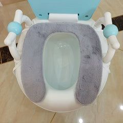 Kids Plush Toilet Mat for Warmth & Comfort