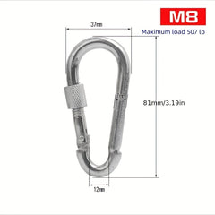 Heavy Duty Spring Hook Buckle for Yoga Hammock Chair Sandbag Swing