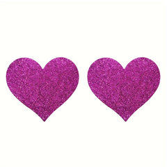 5 Pairs Heart Shape Nipple Covers Self Adhesive Disposable Nipple Pasties