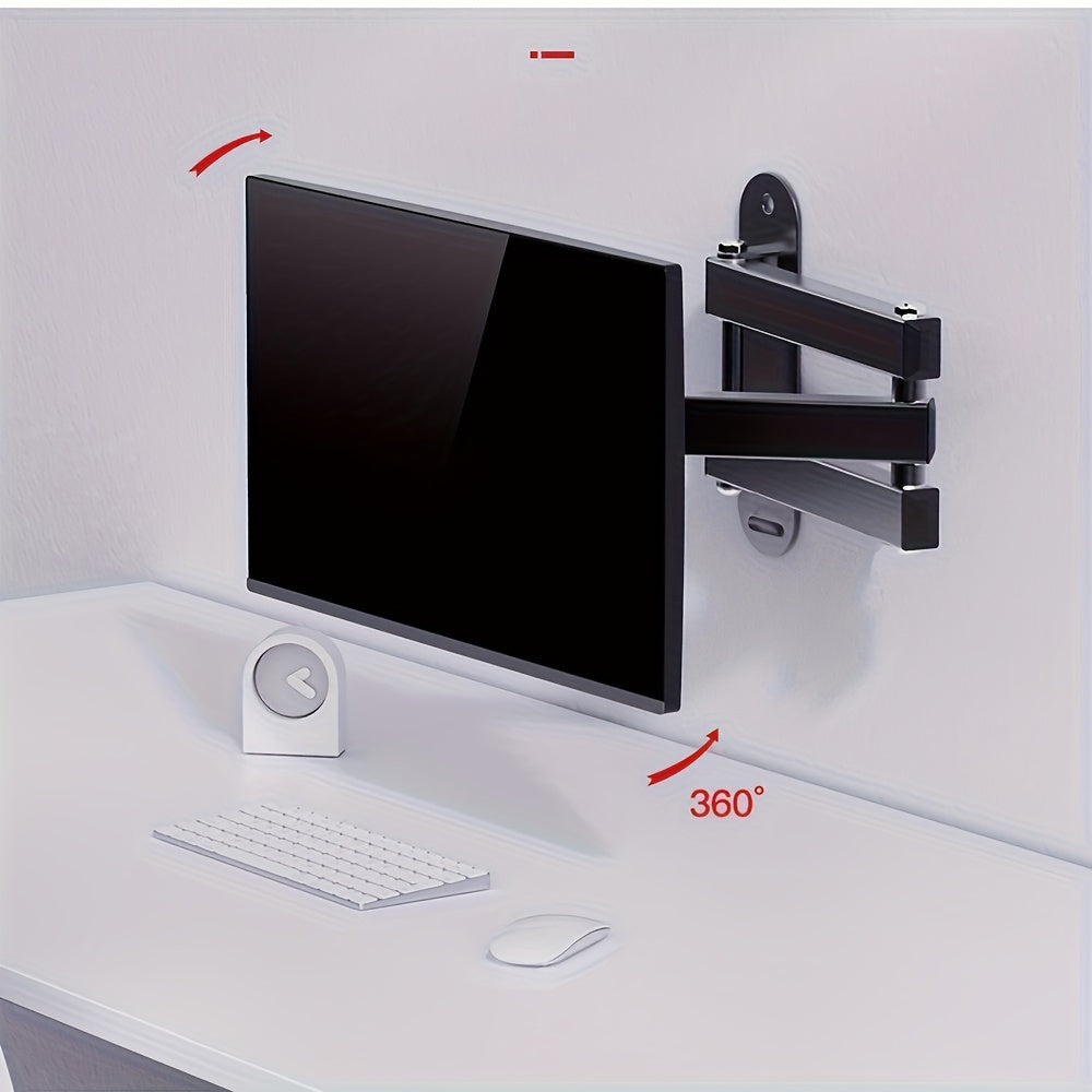 TV Wall Mount Bracket Holder Adjustable Angle 25-66 cm Load 9.98KG