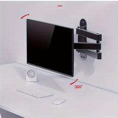 TV Wall Mount Bracket Holder Adjustable Angle 25-66 cm Load 9.98KG