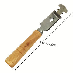 Stainless Steel Beehive Frame Shovel with Wood Handle