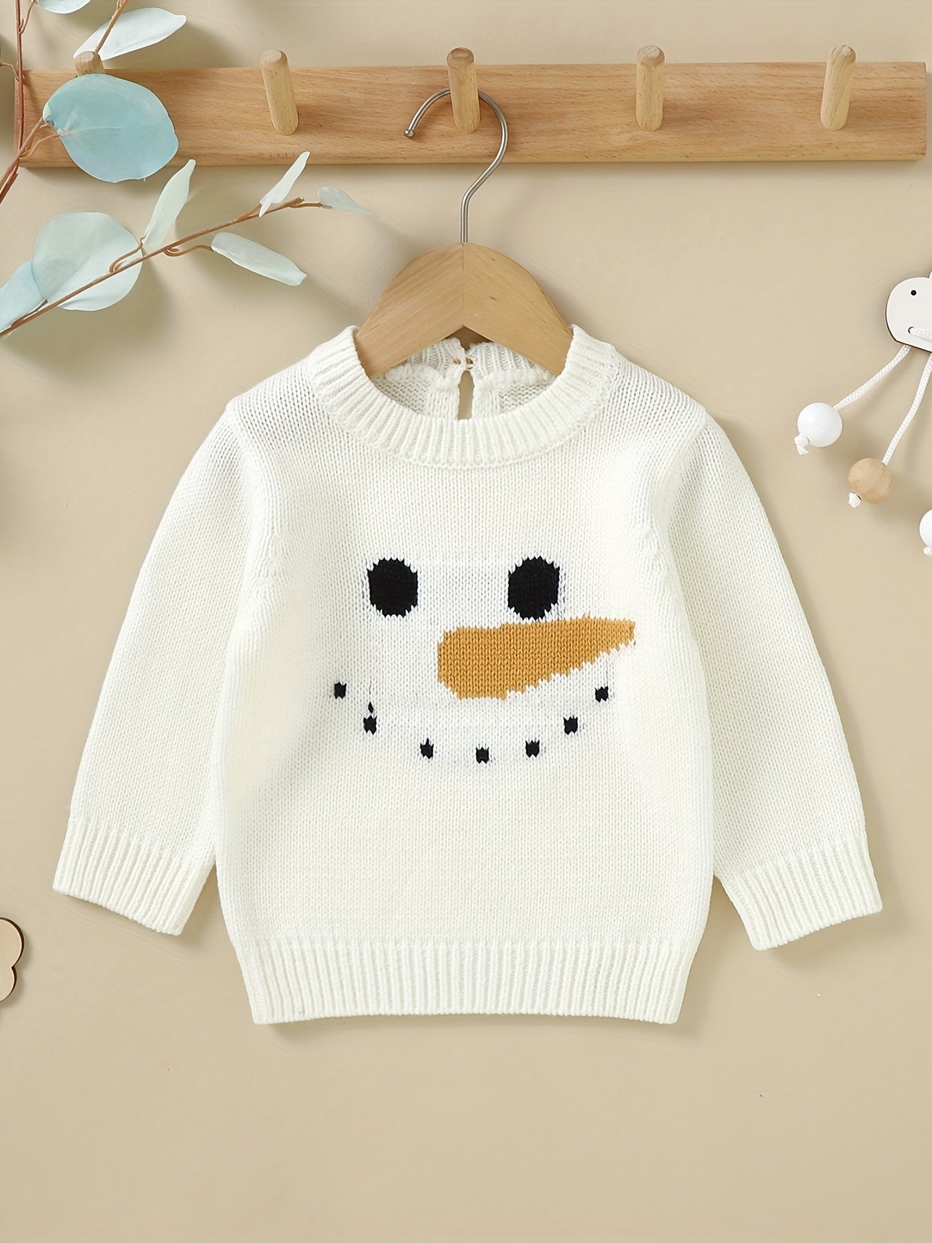 Christmas Baby Sweater Kids Pullover Top Long Sleeve